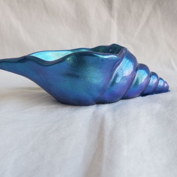 Turquoise Sea Shell Dish - Picture 5 of 6